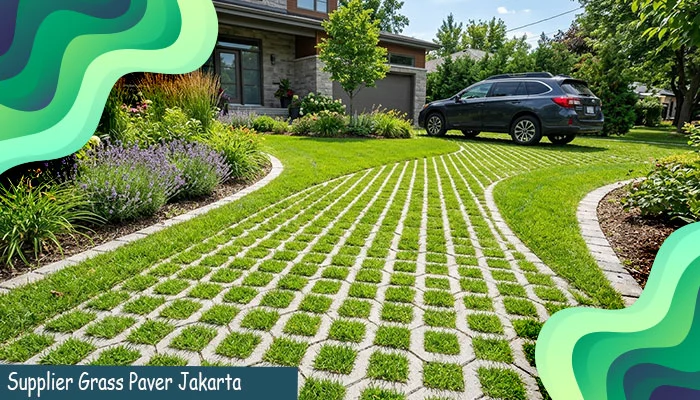 Jasa pemasangan grass paver Jakarta